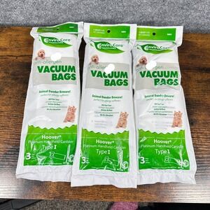 EnviroCare Type I Hoover Platinum Handheld Canister 9 Vacuum Bags A891 Cleaning